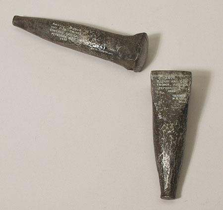 Iron blacksmith's hammer