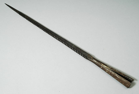 Nuer fishing spearhead