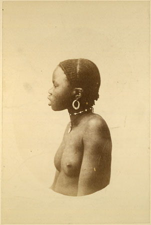 Portrait of a Dinka girl