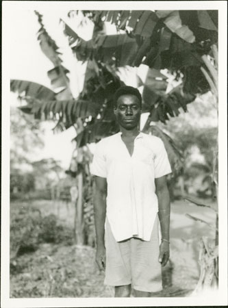 Portrait of a Zande youth