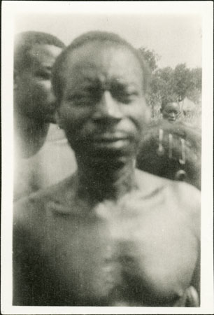 Portrait of a Zande man