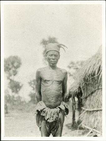 Portrait of a Zande man