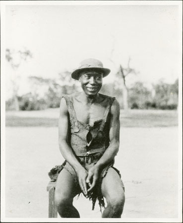 Portrait of a Zande man