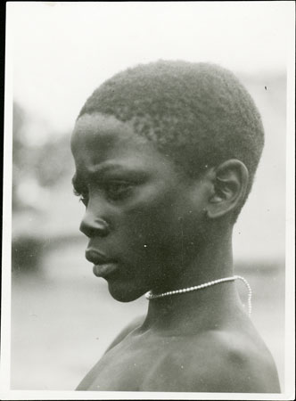 Portrait of a Zande boy