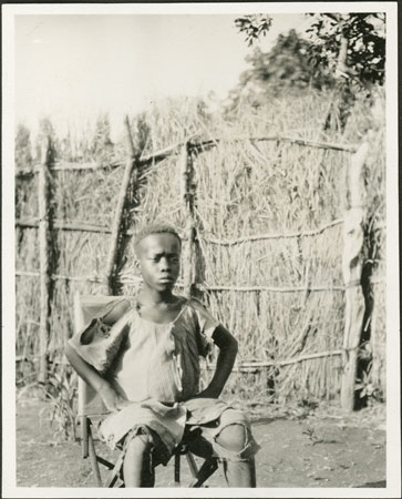 Portrait of a Zande prince's son