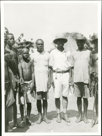 Group of Zande men