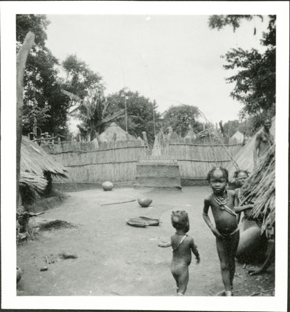 Anuak children in homestead