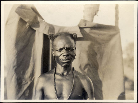 Portrait of an Ingessana man