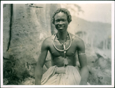 Portrait of an Ingessana man