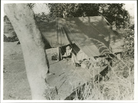 Evans-Pritchard's tent in Nuerland