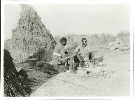 Evans-Pritchard's camp in Nuerland