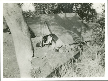 Evans-Pritchard's tent in Nuerland