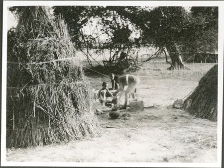 Evans-Pritchard's camp in Nuerland