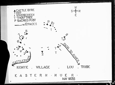 Map of Nuer village
