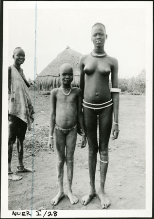 Portrait of Nuer girls