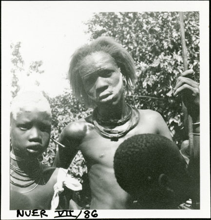 Portrait of a Nuer youth