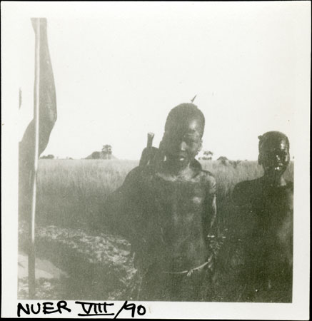 Portrait of a Nuer youth