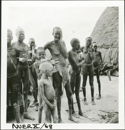 Nuer woman and girls