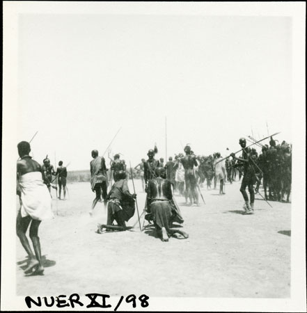 Nuer women dancing