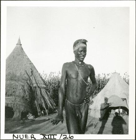 Portrait of a Nuer youth