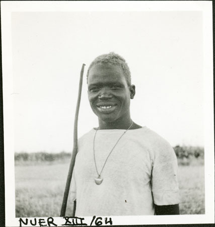 Portrait of an Atuot youth 