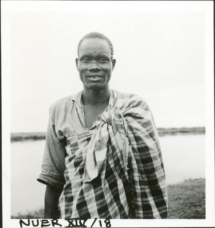 Portrait of a Dinka man