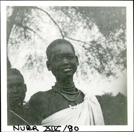 Portrait of a Nuer youth