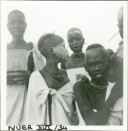 Nuer youths at mission