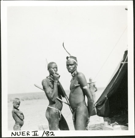 Portrait of Nuer men