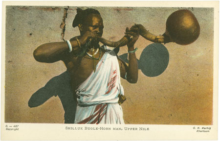 Portrait of a Shilluk man