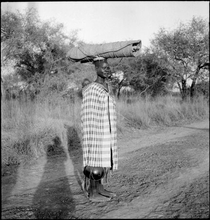 Mandari woman with baby