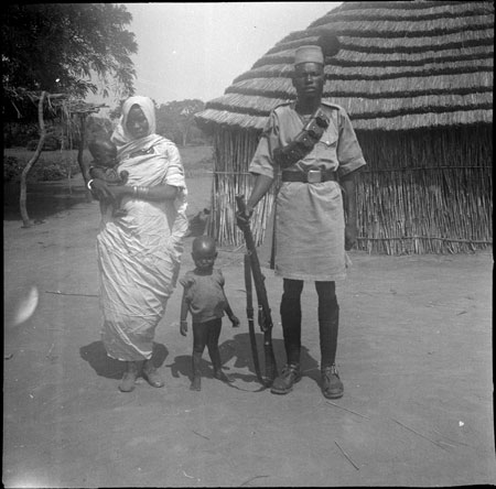 Anglo-Egyptian soldier and woman