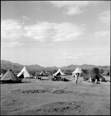 Tented encampment