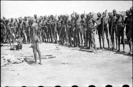 Nuer porters on march