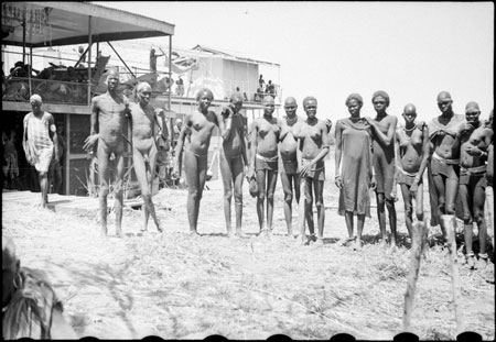 Nuer women and steamer