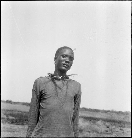 Portrait of a Dinka youth