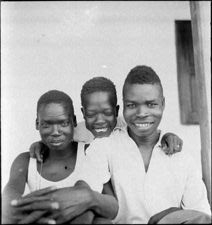 Portrait of Dinka youths