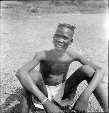 Portrait of Dinka youth