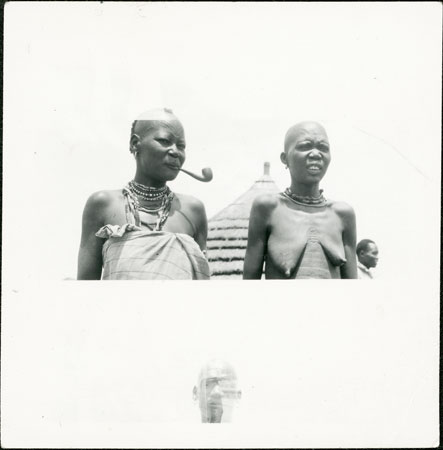 Portrait of two Dinka women
