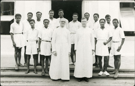 Bishop Mazoon with group