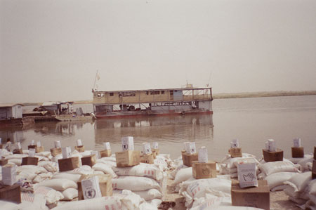 WFP supplies at Melut