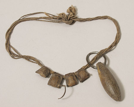 Nuer neck amulet