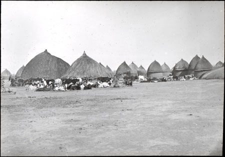 View of Fashoda, Shilluk village