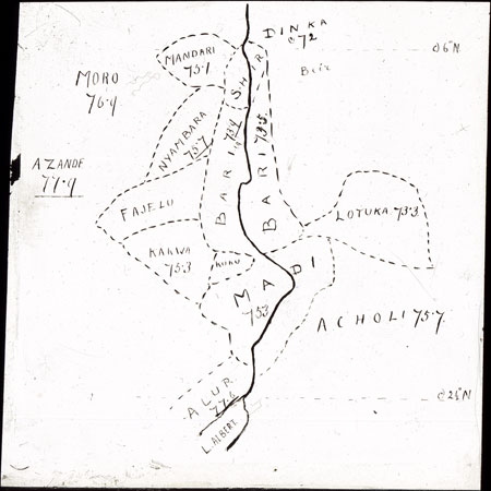 Nilotic groups map