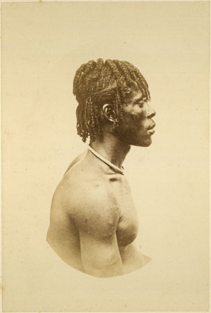 Portrait of a Zande man