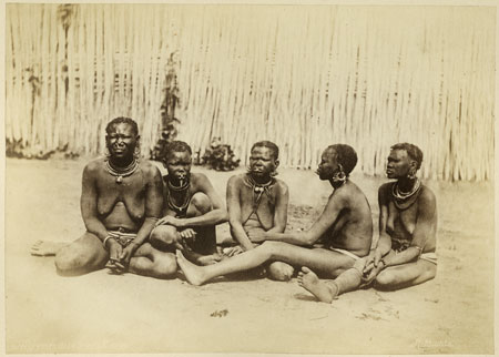 Group of Moro women