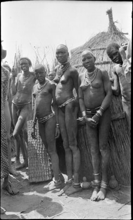 Portrait of Nuer girls