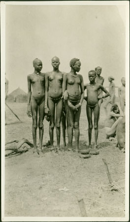 Portrait of Nuer girls