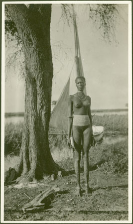 Portrait of Nuer woman