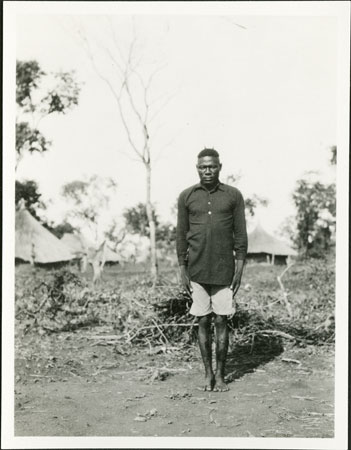 Portrait of a Zande man